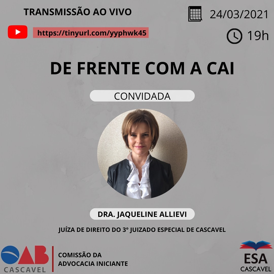 DE FRENTE COM A CAI